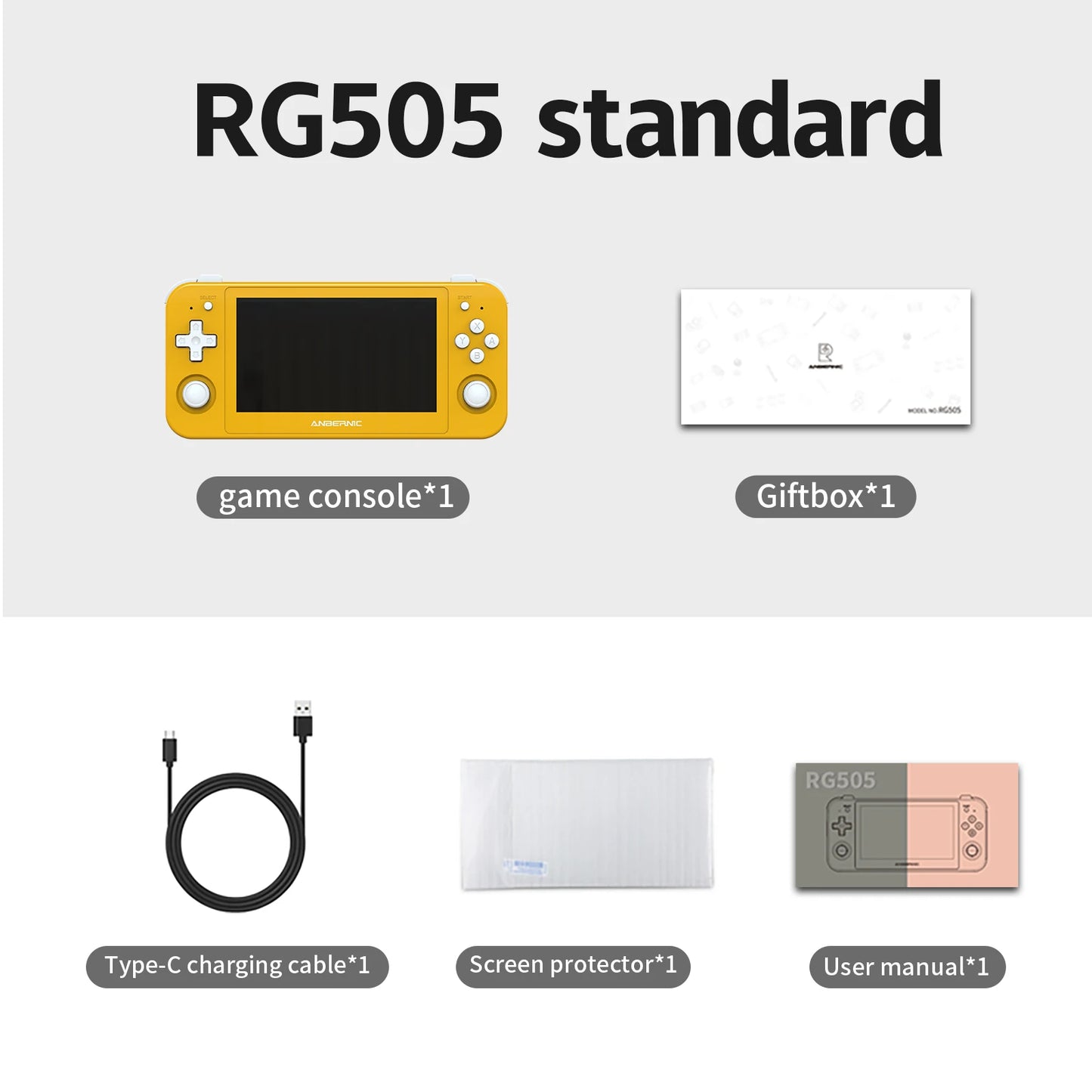 ANBERNIC RG505 amarilla