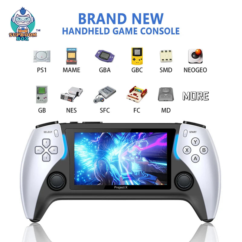 Consola portátil Basic Arcade blanca