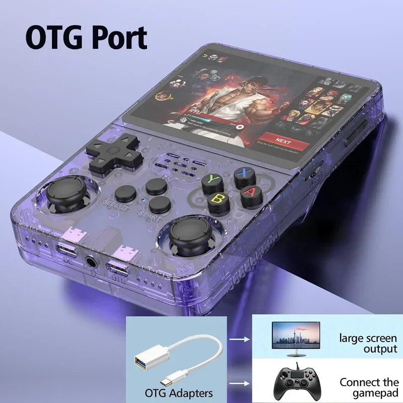 Consola Portátil básica morada