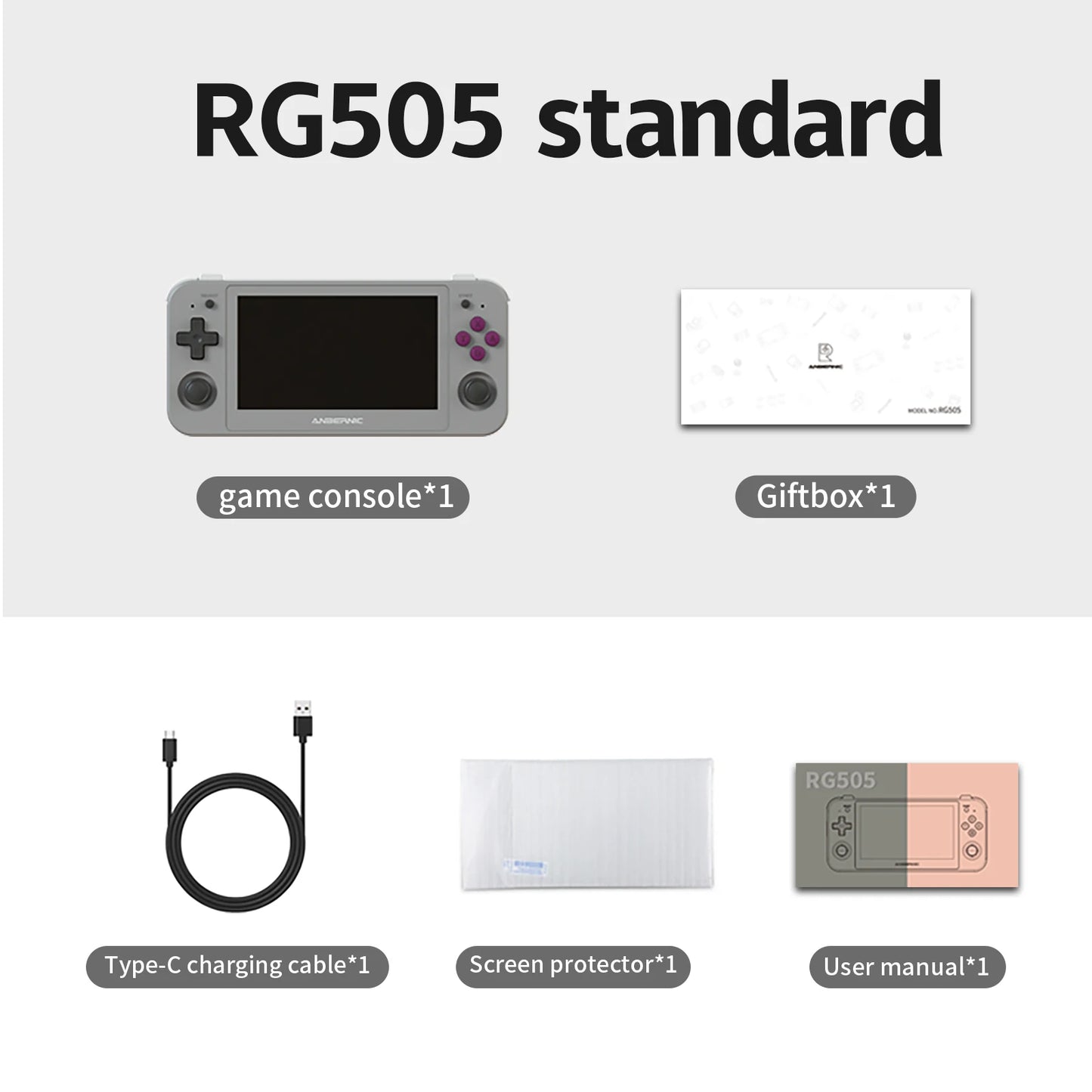ANBERNIC RG505 gris