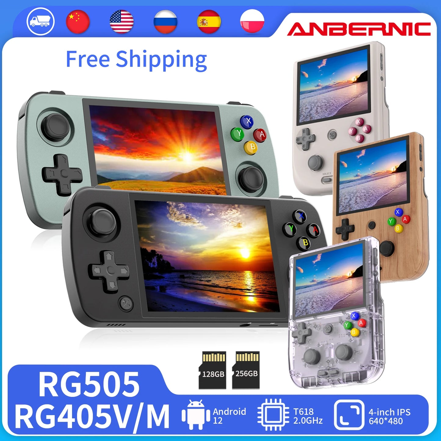 ANBERNIC RG505 gris