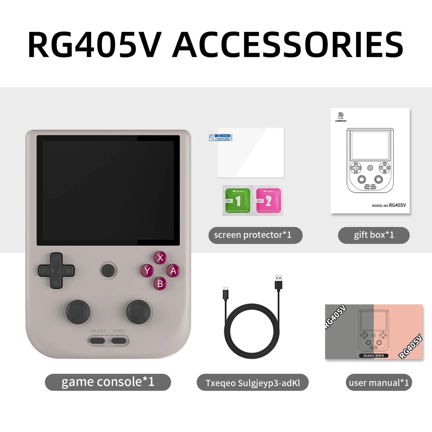 Consola portátil Basic-Pro gris