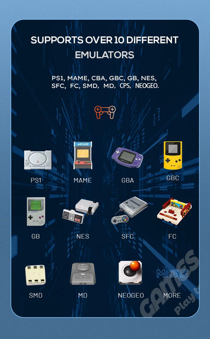 Consola portátil Basic Arcade blanca