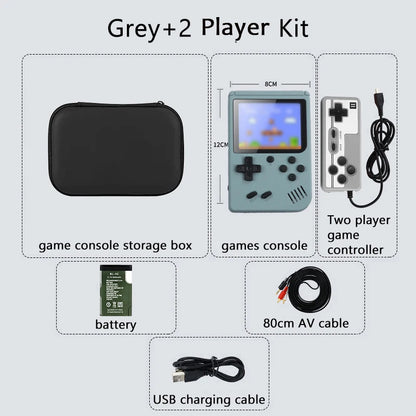 Consola de juegos portátil iniciación gris
