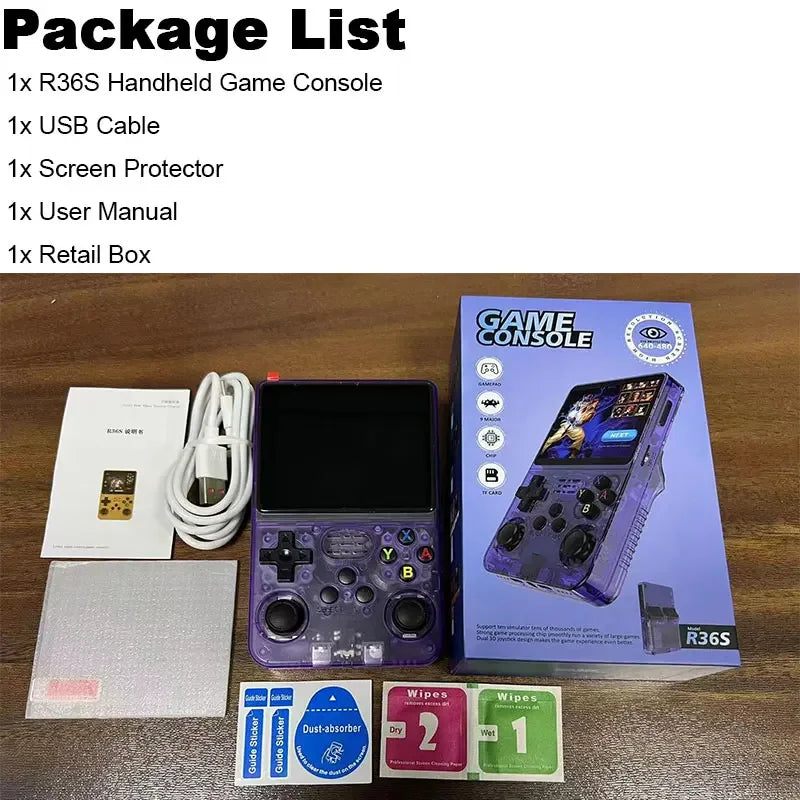 Consola Portátil básica morada